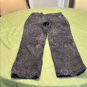 Gloria Vanderbilt Black Patterned Women Jeans